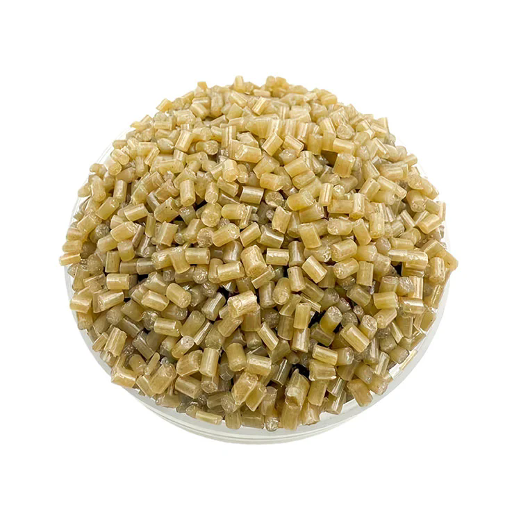 Wie werden recycelte braune PS-Polymerpellets hergestellt und verwendet?