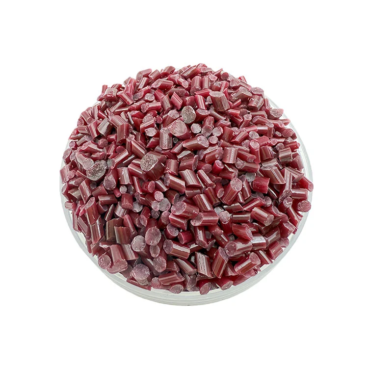 Recyceltes rotes PS-Harzmaterial